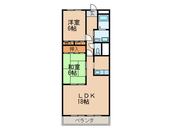 アヴェニュー藤の物件間取画像